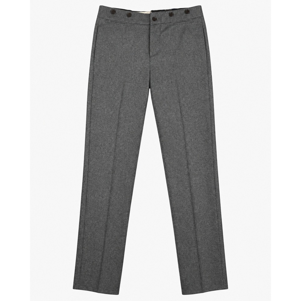 Ralph Lauren Rugby Wool Pants Women's 0 Gray Cinch Back Ivy Preppy Trousers